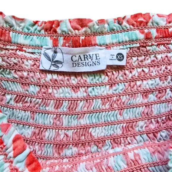 CARVE Designs Leah Shorts Grapefruit Bloom XS Extra Small Floral - Picture 9 of 10